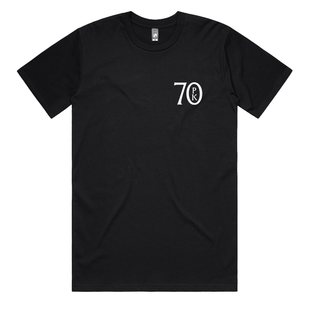 Seventy Black T-Shirt Front