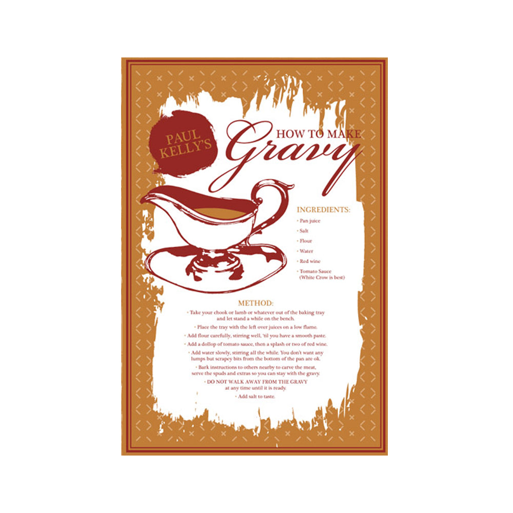 Gravy Recipe Tea Towel