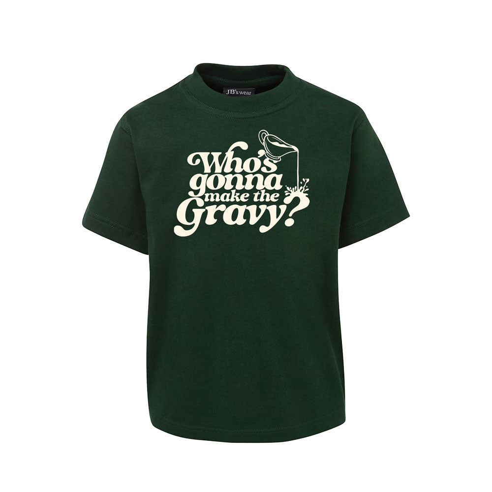 Gravy Forest Green T-Shirt Kids Front