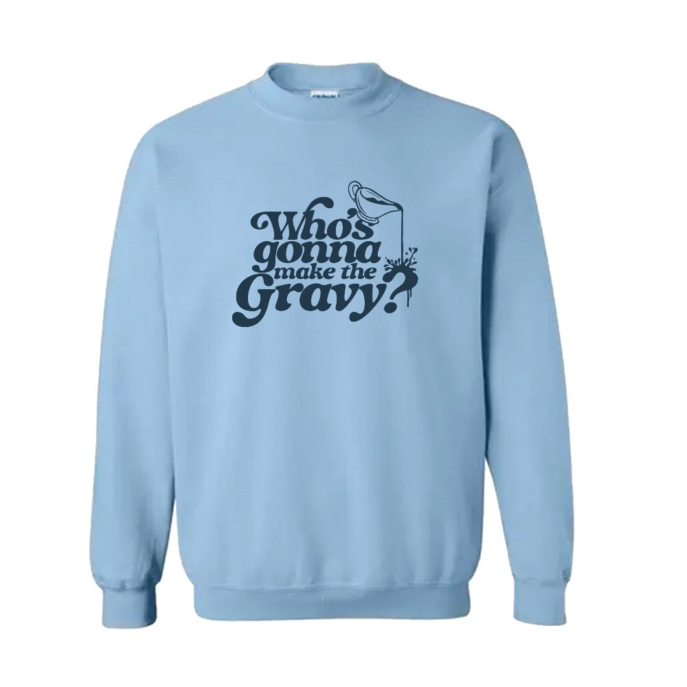 Gravy Embroidered Crewneck